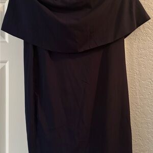Lulu's Midnight Black Strapless Dress